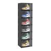 SOGA 6 Tier Black Shoe Box