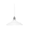 Brilliant Orson 35cm Matt White DIY Classic Industrial Style Pendant Light