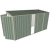 Build-a-Shed 1.5 x 3.7 x 2m Single Sliding Side Door Skillion Shed - Green