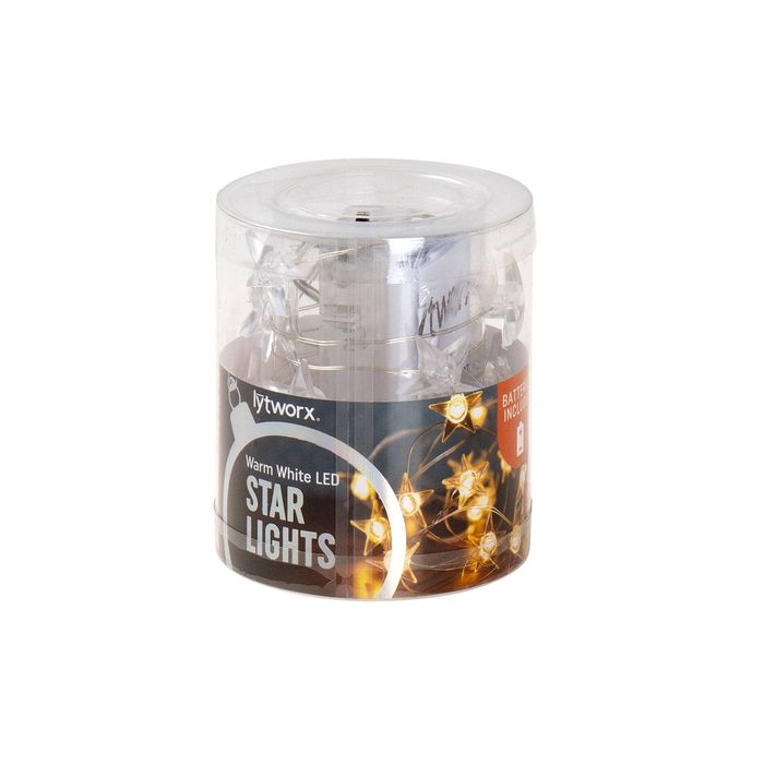Lytworx Warm White Battery Star Lights - 20 Pack