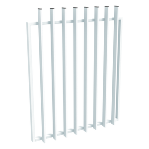 ProtectorAl 975 x 1200mm Pearl White Aluminium Radiator Pool Gate