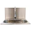 Dissco Laundry Splashback  565x300mm Stainless Steel