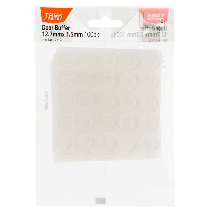 Taskmaster 12.7 x 1.5mm Door Buffer - 100 Pack