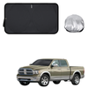 Front Windscreen Sun Shade for RAM 1500 Laramie 2009 - 2018 (DS/DJ/D2) - XL 160 x 100 cm - Black