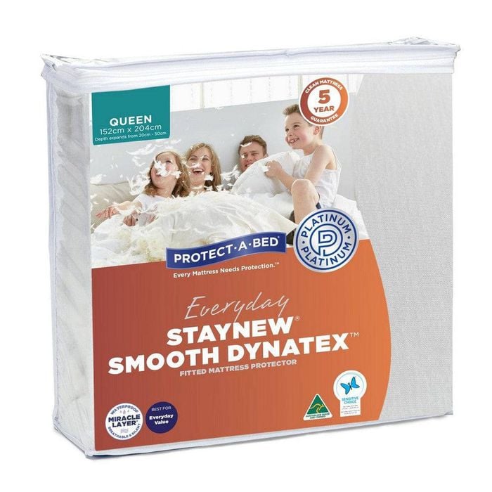 Dynatex Fitted Waterproof Mattress Protector Queen