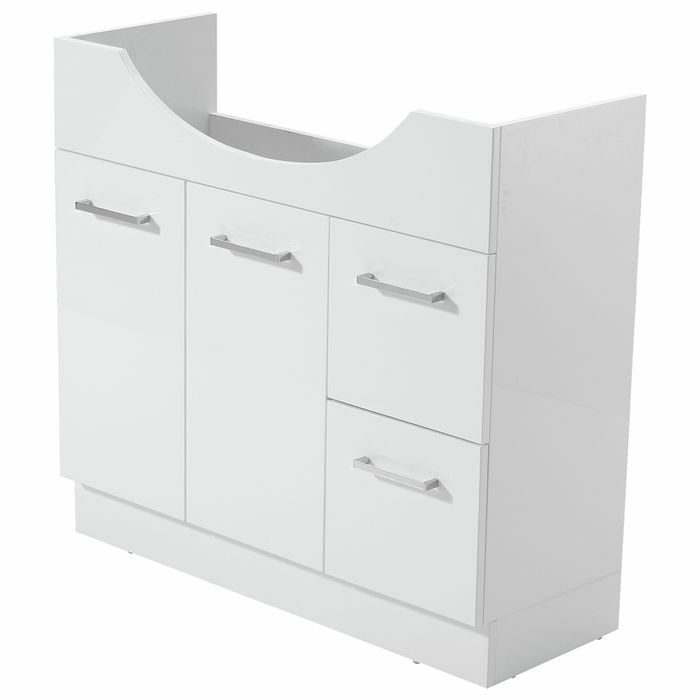 Estilo 900mm Semi Recessed Vanity - Cabinet Only - 900mm