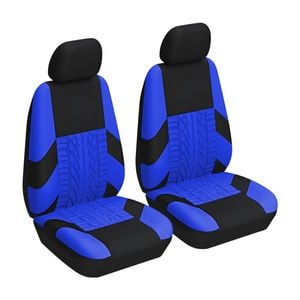 Catzon Car Seat Covers Front Seat Universal Airbag Compatible Protector-Blue