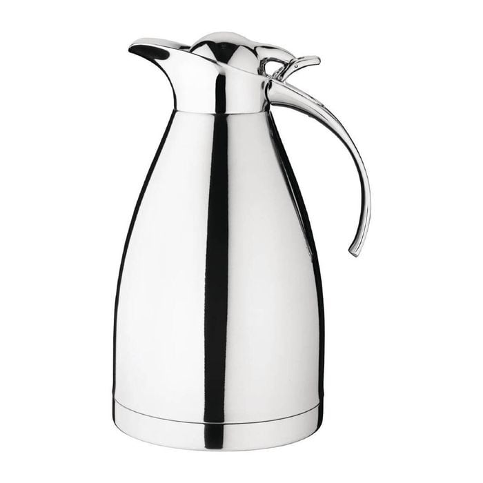 Olympia Vacuum Jug Polished 1.5ltr Insulated Beverage Server Stainless Steel Beverage Carafe