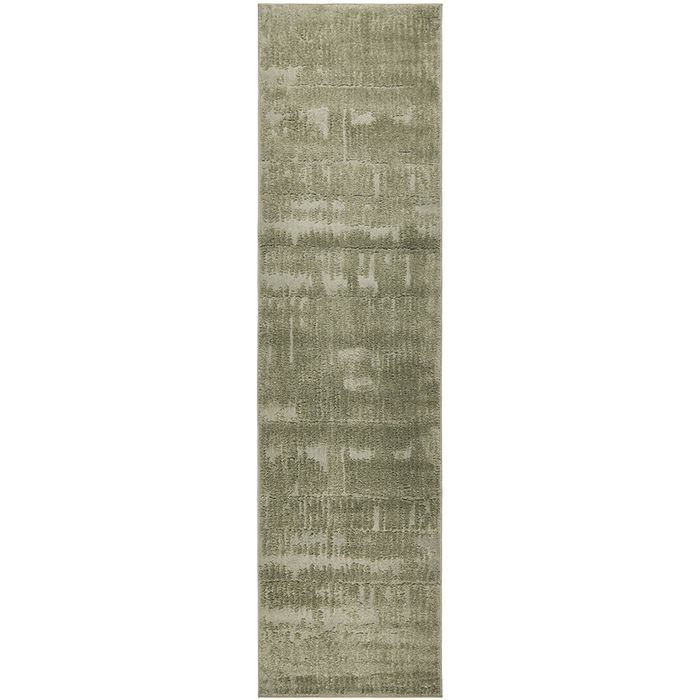 Skye Aliya Green 400x80cm Runner - Large Power Loomed Rug