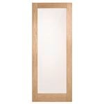 Corinthian 2340 x 820 x 35mm Internal Door White Oak Moda Translucent Glass AMODG1