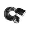 Brilliant Black Frontier B22 DIY Twin LED Security Light