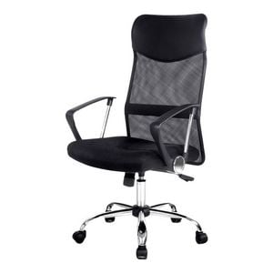 Artiss Black High Back PU Leather & Mesh Executive Office Chair