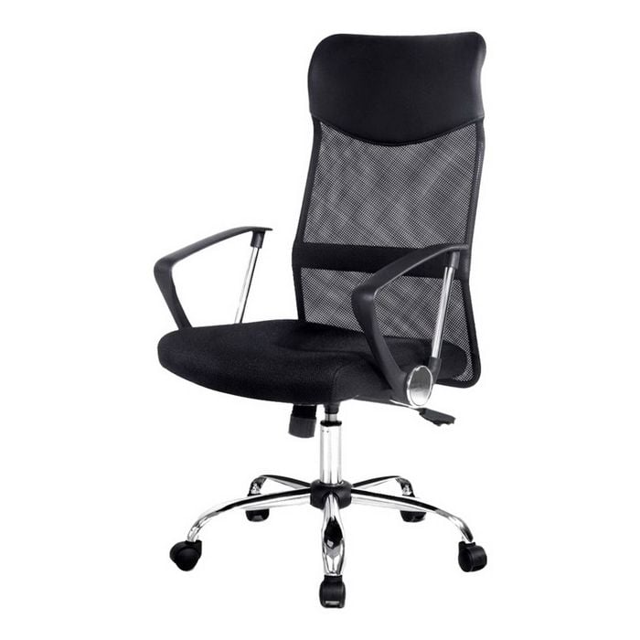 Artiss Black High Back PU Leather & Mesh Executive Office Chair