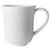 Maxwell & Williams Porcelain Mug Diamond Pattern 390ml Dishwasher Safe White