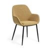 Konna chair mustard & black chair