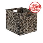 Flexi Storage Clever Cube 320 x 320 x 350mm Stain Water Hyacinth Insert