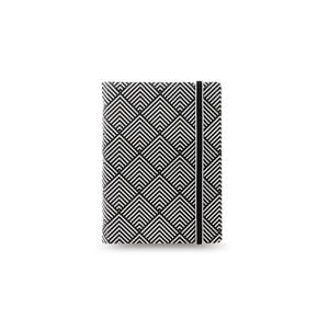 Filofax Impressions Pocket Notebook Stationery A4/a5 Refillable Black/white