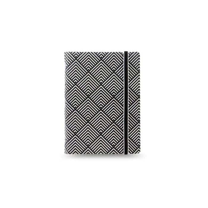 Filofax Impressions Pocket Notebook Stationery A4/a5 Refillable Black/white