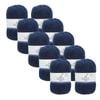 10x Malli Navy Blue Blend Basic 100g Knitting/crochet Yarn Acrylic/poly