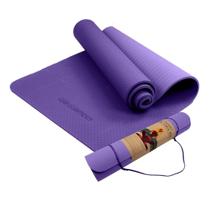 Powertrain TPE Yoga Exercise Pilates Mat 6mm- Lilac