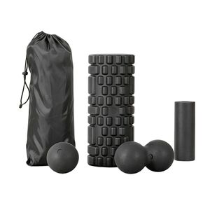 Everfit Foam Roller Set 4 In 1 Deep Tissue Muscle Massager For Back Pain Relief Home Gym Storage Bag