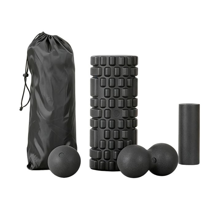 Everfit Foam Roller Set 4 In 1 Deep Tissue Muscle Massager For Back Pain Relief Home Gym Storage Bag
