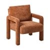 Oikiture Armchair Velvet Accent Chairs 1 Seater Lounge Sofa Chair