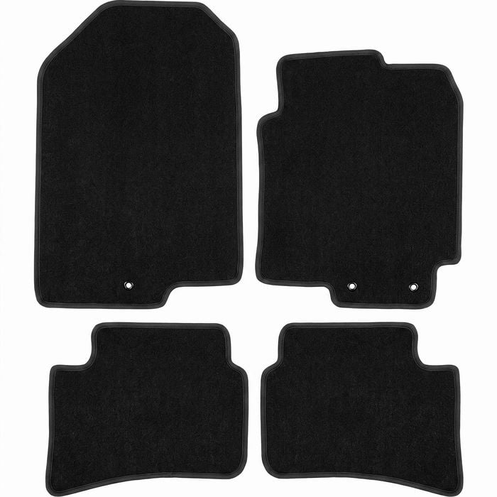 For Kia Rio (YB) Series All Model 12/2016-2023 Custom Black Car Carpet Floor Mats
