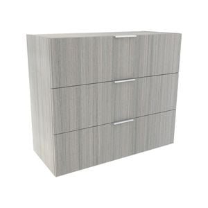 Lugna 768 x 900 x 380mm Mist 3 Drawer Storage Cabinet