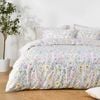 Dreamaker Amara 100% Cotton Reversible Quilt Cover Set Double Bed