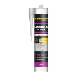 Dunlop 310ml Misty Grey Coloured Silicone