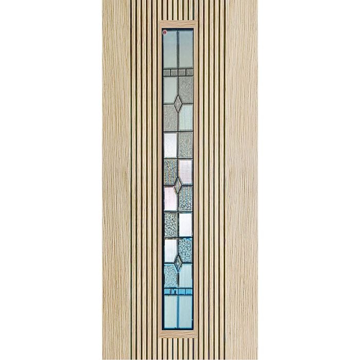 Woodcraft Doors 2040 x 820 x 40mm Black Entrance Door BOSD17