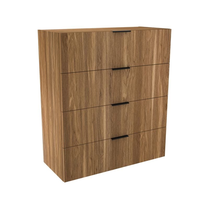 Lugna 1024 x 900 x 380mm Cove 4 Drawer Storage Cabinet
