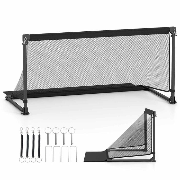 Costway 120x57x60cm Soccer Goal Kid Pop Up Soccer Net