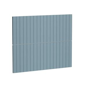Kaboodle 900mm Danish Blue V-Groove 2 Drawer Panels