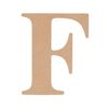 All Set 9cm MDF Alphabet Letter F