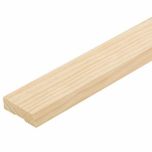 Pinetrim 60 x 18mm 2.4m Untreated Clear Pine Single Bevel Arch