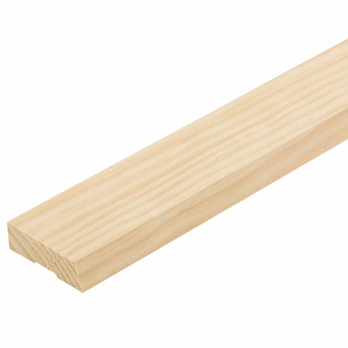 Pinetrim 60 x 18mm 2.4m Untreated Clear Pine Single Bevel Arch