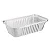 Nisbets Essentials Foil Containers And Lids 50 Pack 450ml Food Storage Catering Takeaway