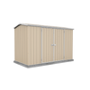Absco Sheds 3.0 x 1.52 x 1.95m Classic Cream Premier Double Door Garden Shed