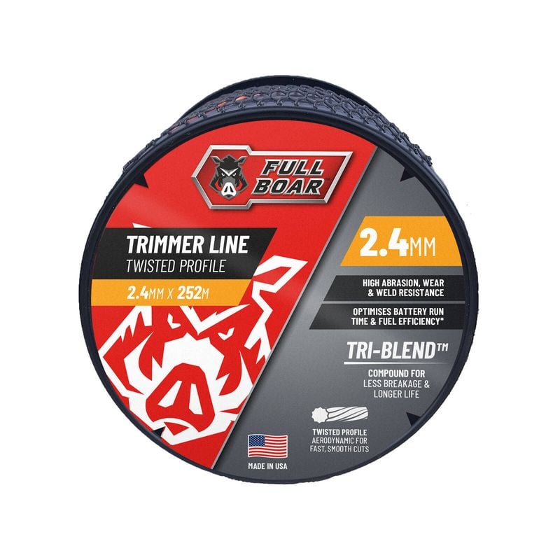 2.4mm x 252m Twisted Profile Trimmer Line