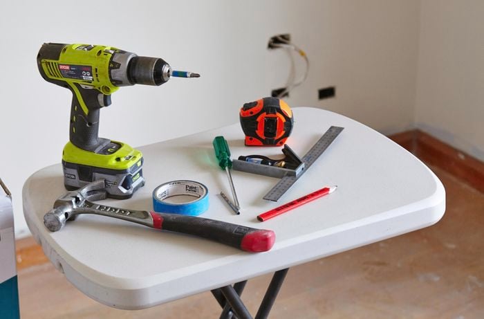 An assortment to tools required to complete this project