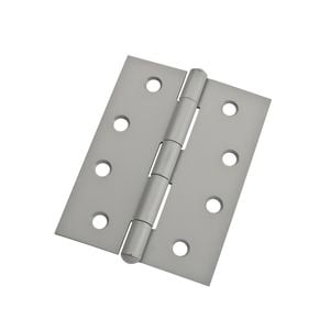 Zenith 100mm Prime Coated Fixed Pin Butt Hinge