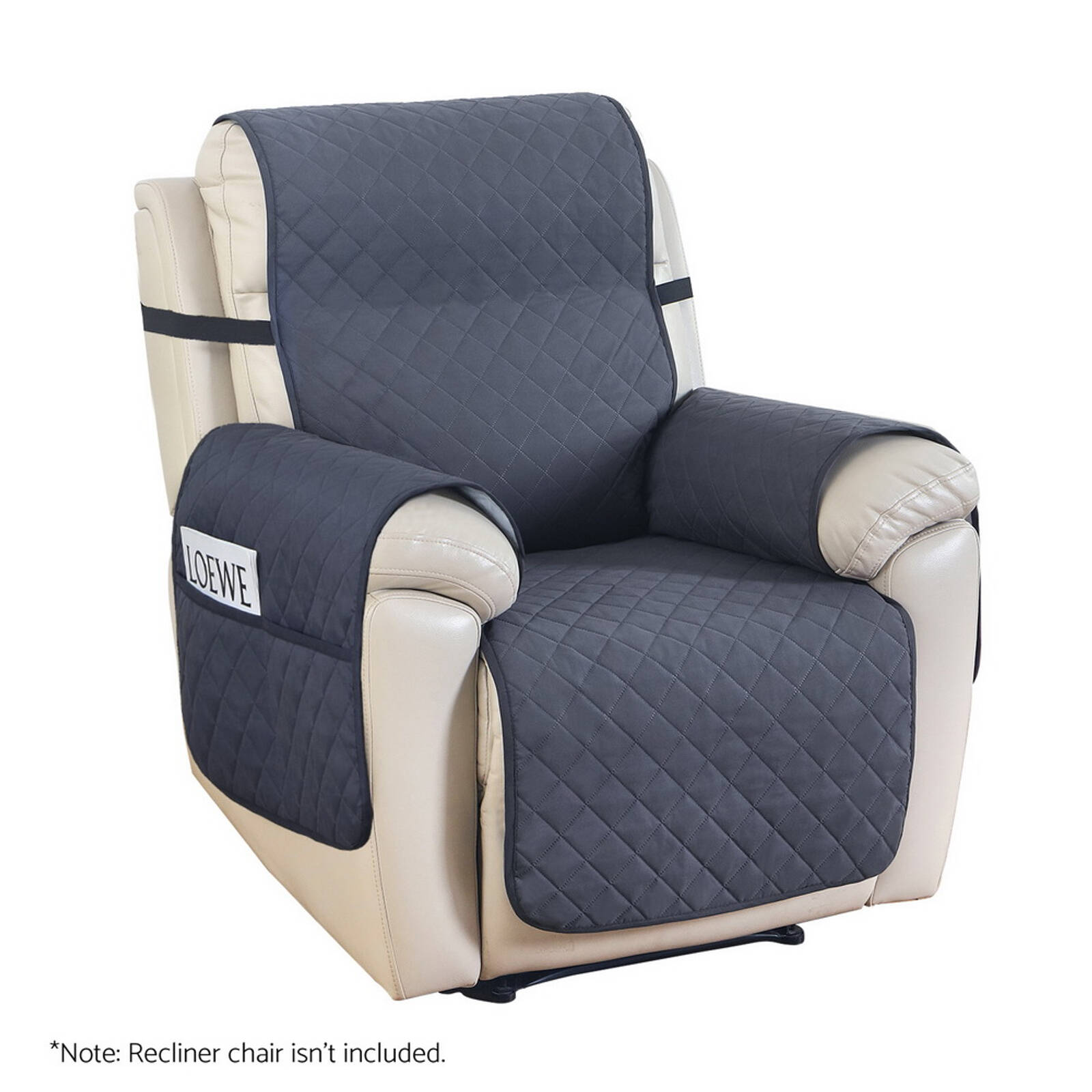 Artiss Recliner Chair Cover 100 Water Resistant Grey Bunnings Australia