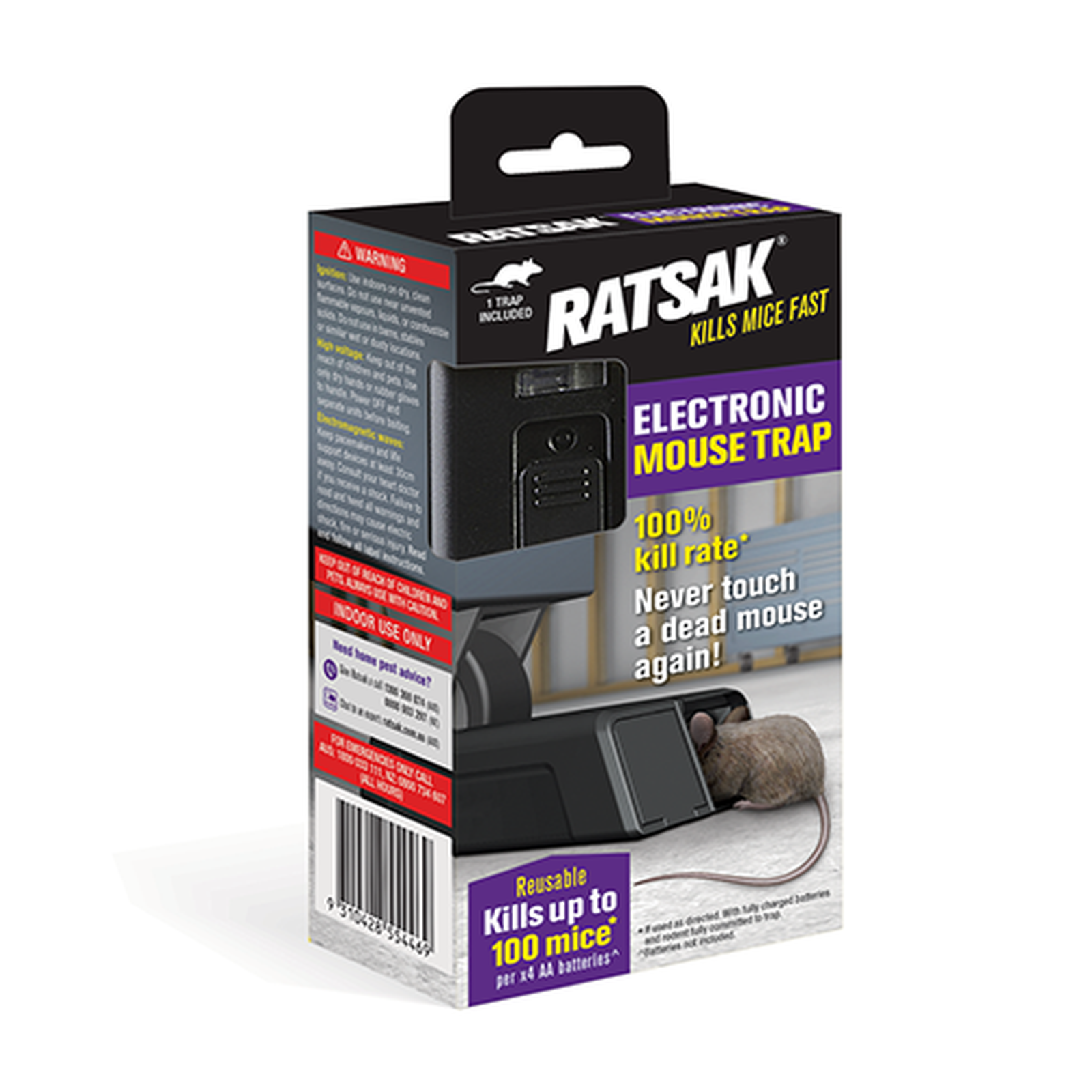 RATSAK Electronic Mouse Trap Bunnings Australia