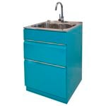 Dissco 565mm Aquarium Elite Twin Drawer Laundry Tub