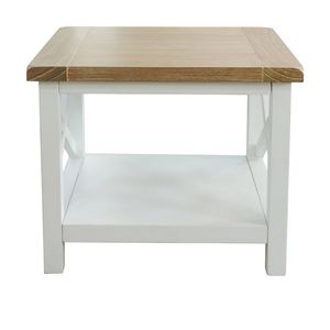 Marmalade Hampton 55cm Lamp Table White Oak
