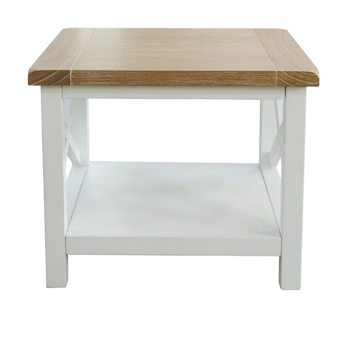 Marmalade Hampton 55cm Lamp Table White Oak