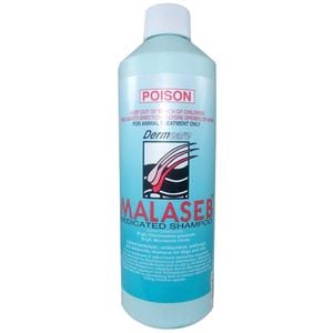 Malaseb Animal Medicated Antibacterial Foam Shampoo Treatment 1L