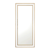 Elegant Collections Medium Country Gold Beaded Mirror